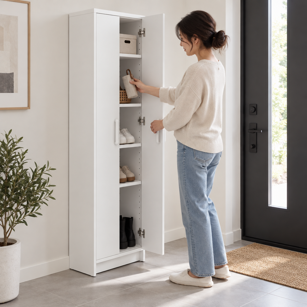 Ravqeli™ Narrow Entryway Storage Cabinet main image 04