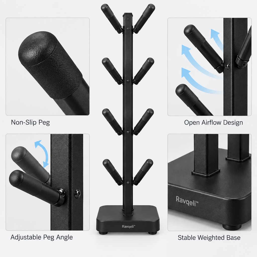 Ravqeli™ Vertical Boot Storage Rack main image 03