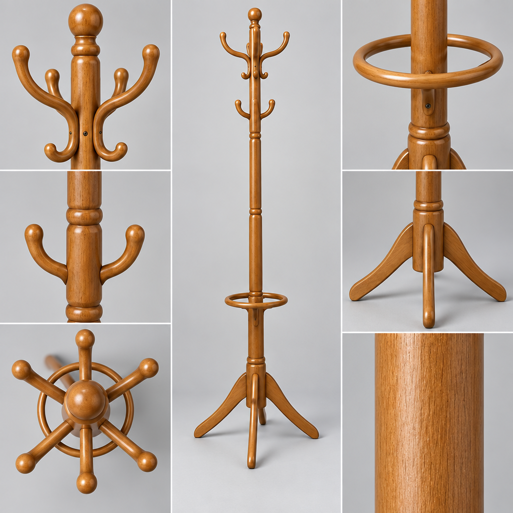 Ravqeli™ Freestanding Coat and Hat Rack main image 03
