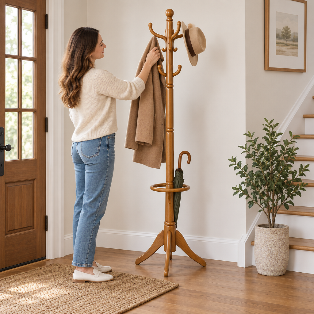 Ravqeli™ Freestanding Coat and Hat Rack main image 04
