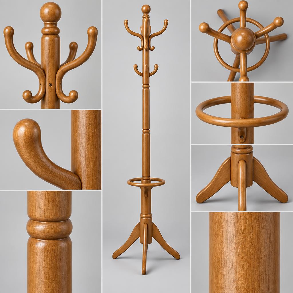 Ravqeli™ Freestanding Coat and Hat Rack main image 06