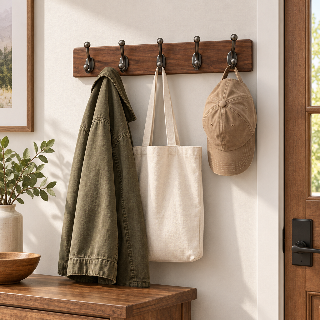 Ravqeli™ Wall-Mounted Multi-Hook Coat Rack main image 02