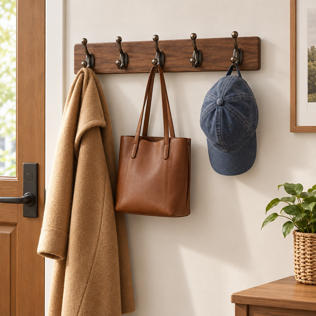 Ravqeli™ Wall-Mounted Multi-Hook Coat Rack main image 04