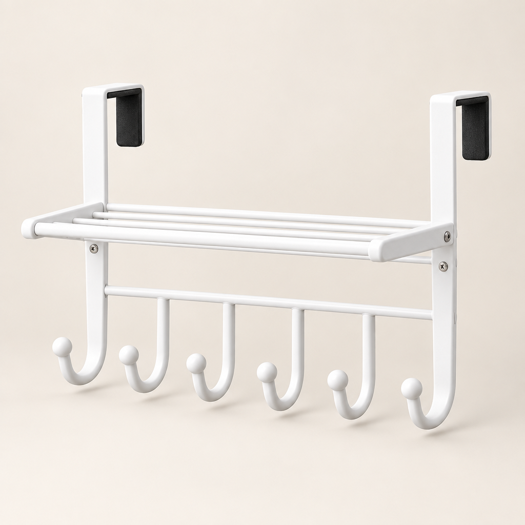 Ravqeli™ Multi-Function Over-Door Rack hero