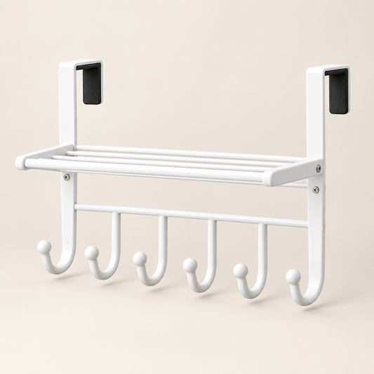 Ravqeli™ Multi-Function Over-Door Rack hero
