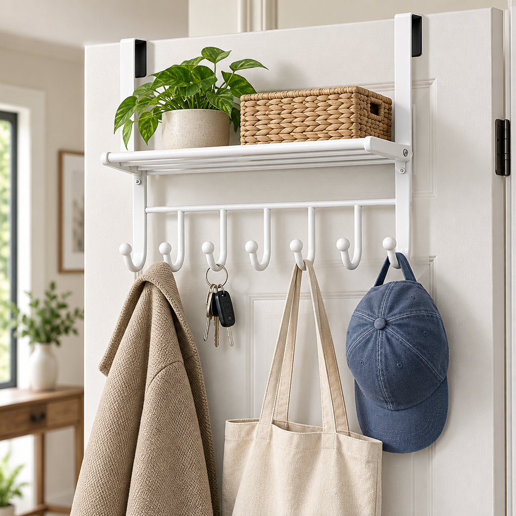 Ravqeli™ Multi-Function Over-Door Rack main image 02