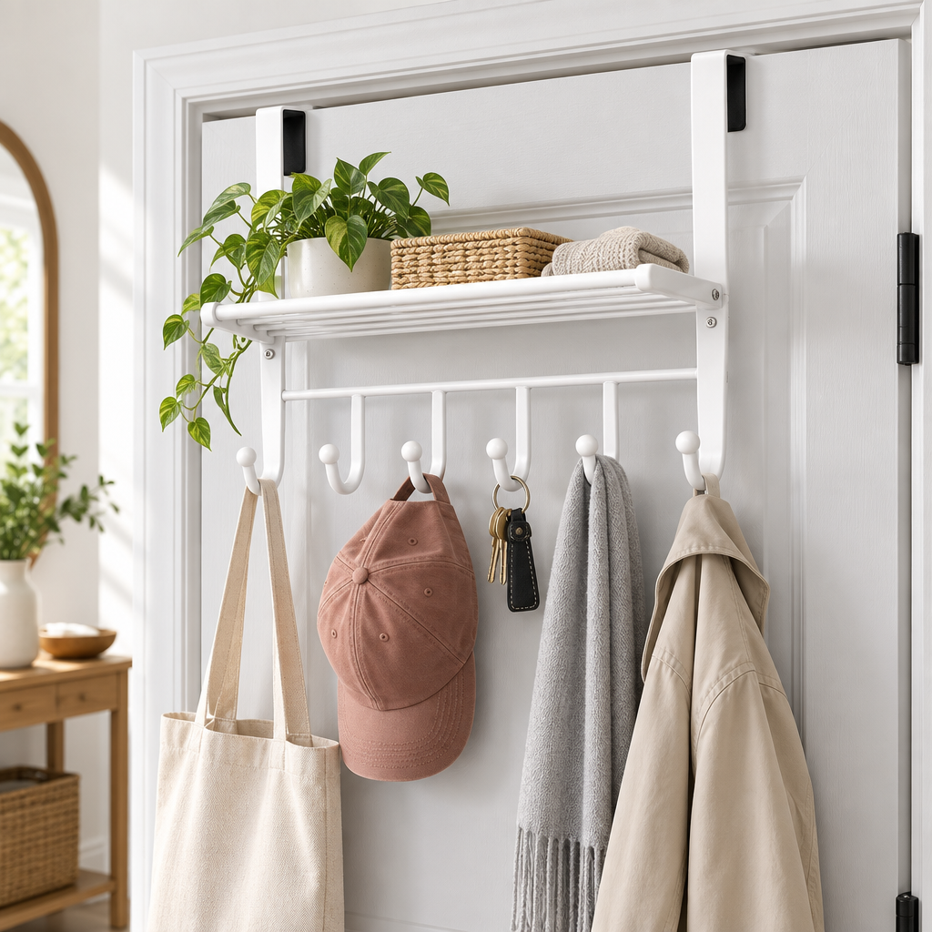 Ravqeli™ Multi-Function Over-Door Rack main image 05