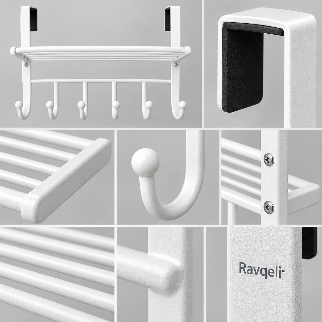Ravqeli™ Multi-Function Over-Door Rack main image 06