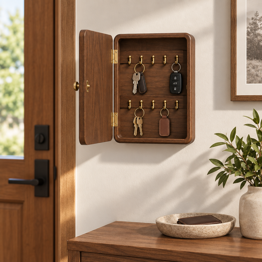 Ravqeli™ Wall-Mounted Key Storage Box main image 02