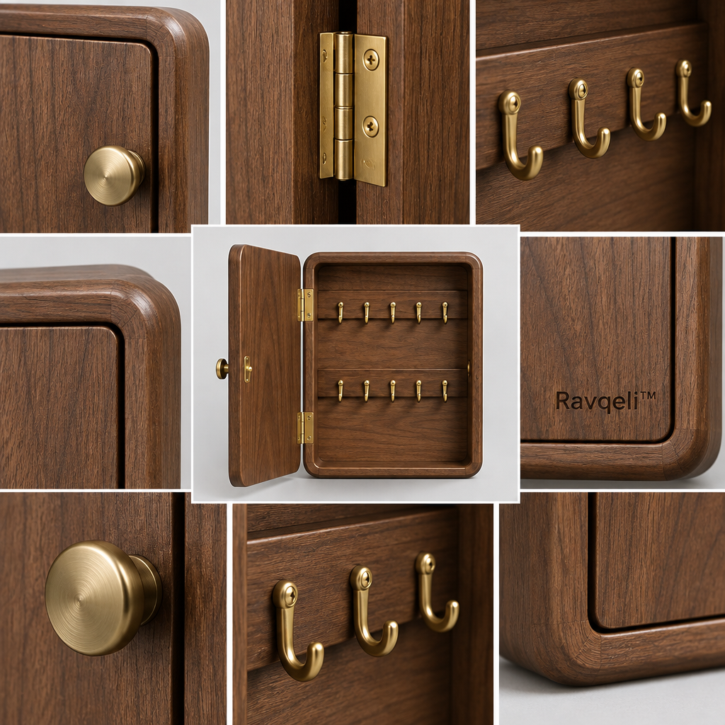 Ravqeli™ Wall-Mounted Key Storage Box main image 06