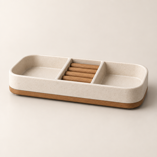 Ravqeli™ Entryway Jewelry and Key Tray hero
