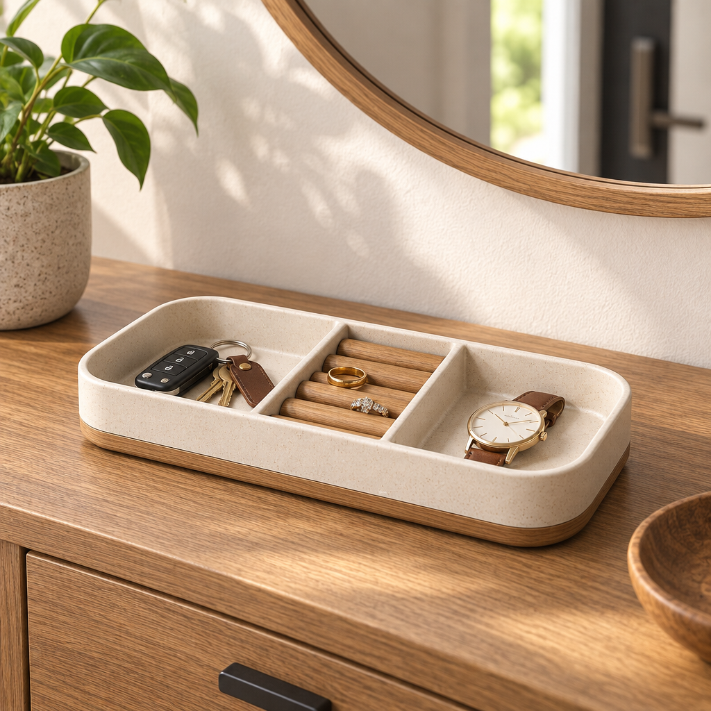 Ravqeli™ Entryway Jewelry and Key Tray main image 02